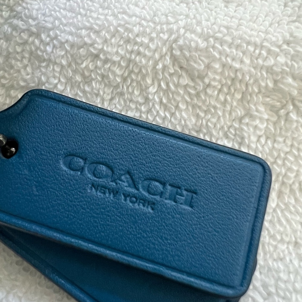 DESIGNER Coach 
blue Leather small shoulder bag - Picture 3 of 8